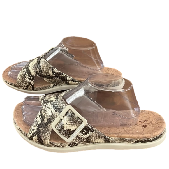 Clarks Shoes - Clarks Cloudsteppers Snakeskin Sandals
